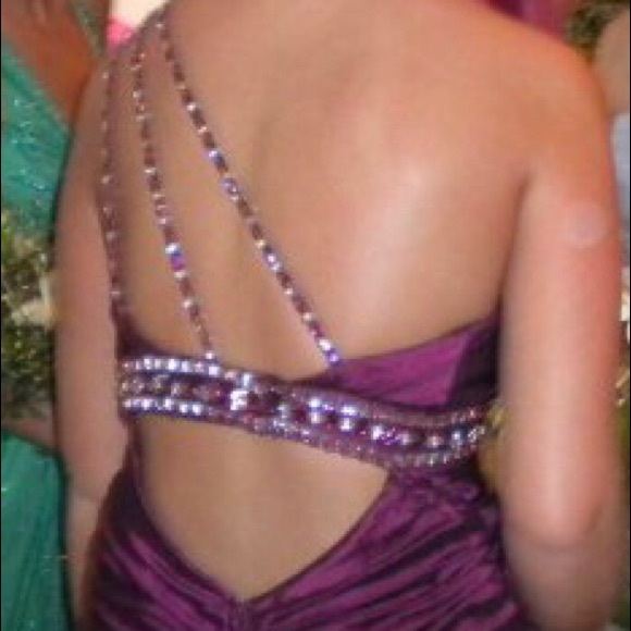 Magenta Prom Dress / Evening Gown - Picture 3 of 7